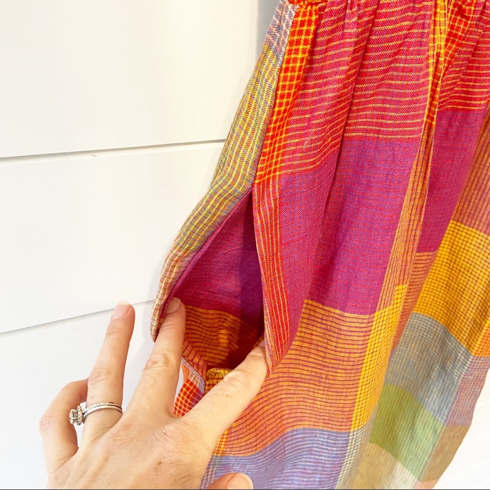 Anthropologie Multicolor Plaid Jumpsuit - Picture 9 of 15